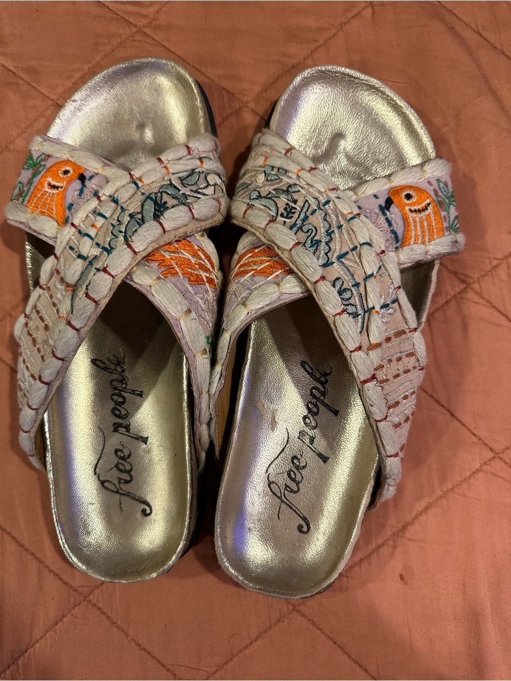 Free People Women's Wildflowers Crossband Sandal, Size 39